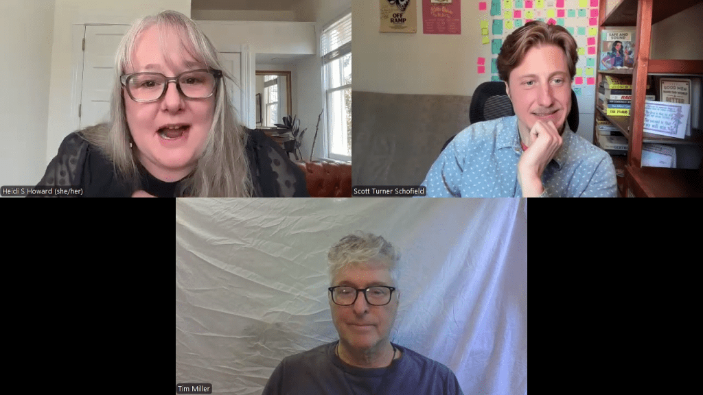 In Conversation with Tim Miller and Scott Turner Schofield